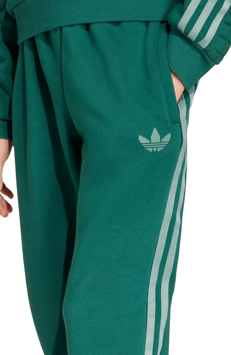adidas Originals Kids' Minecraft 3-Stripes Trefoil Track Pants, Alternate, color, Collegiate Green