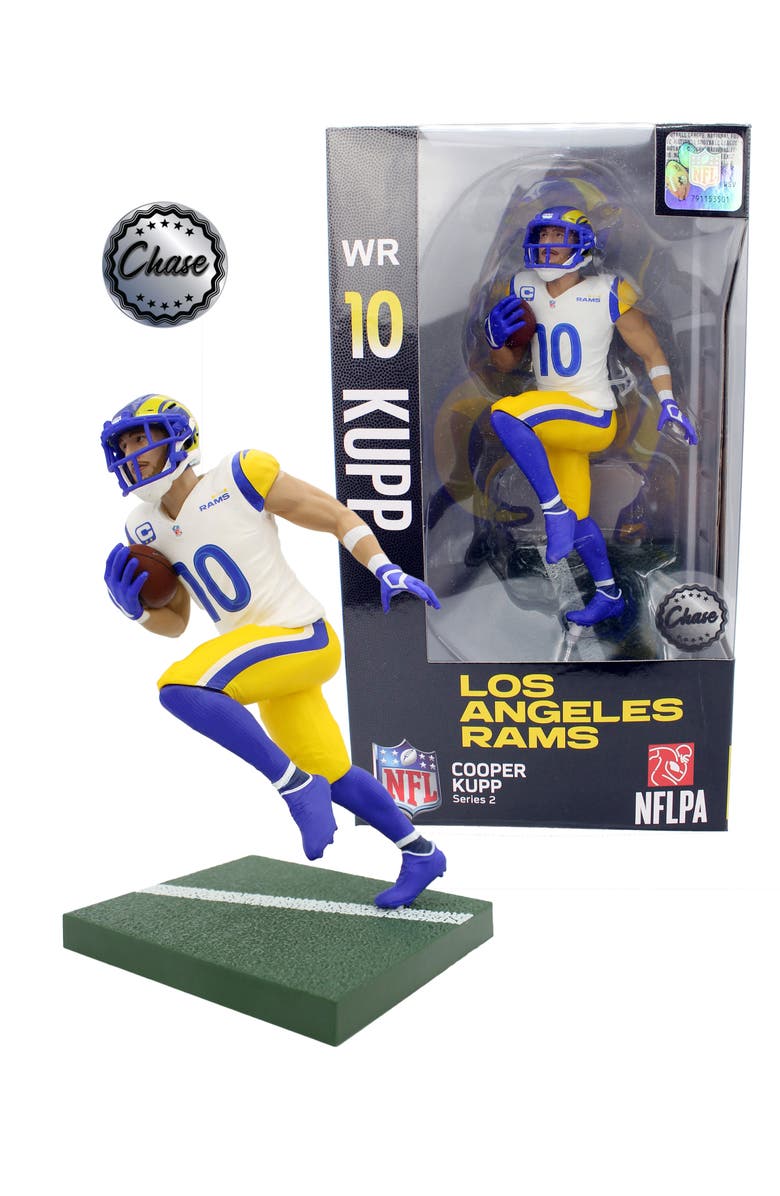 IMPORTS DRAGON Cooper Kupp (LA Rams) CLARKtoys Exclusive Imports Dragon NFL 6" CHASE Figure, Main, color, Multi-Color