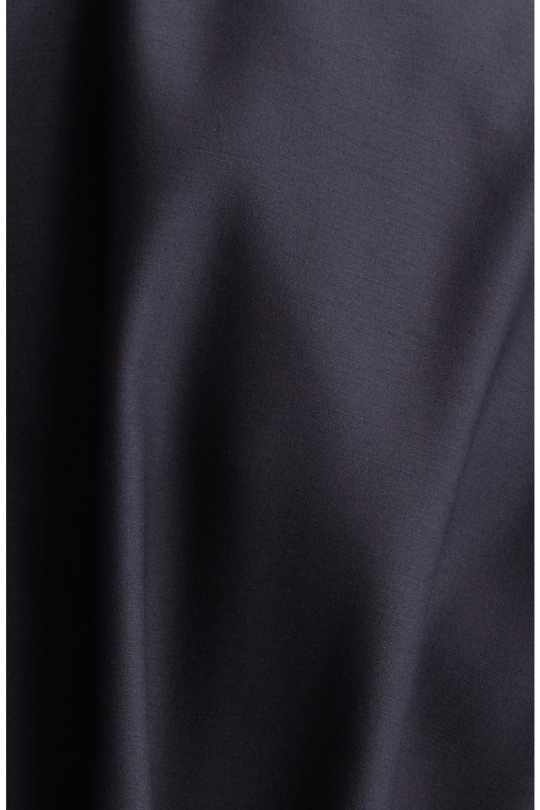 Adina Shawl Lapel Wool & Silk Blazer, Alternate, color, MIDNIGHT BLUE