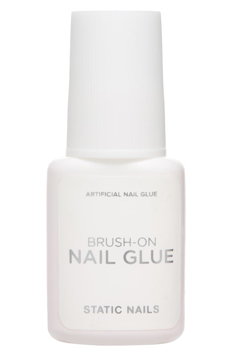 Static Nails Brush-On Nail Glue, Main, color,