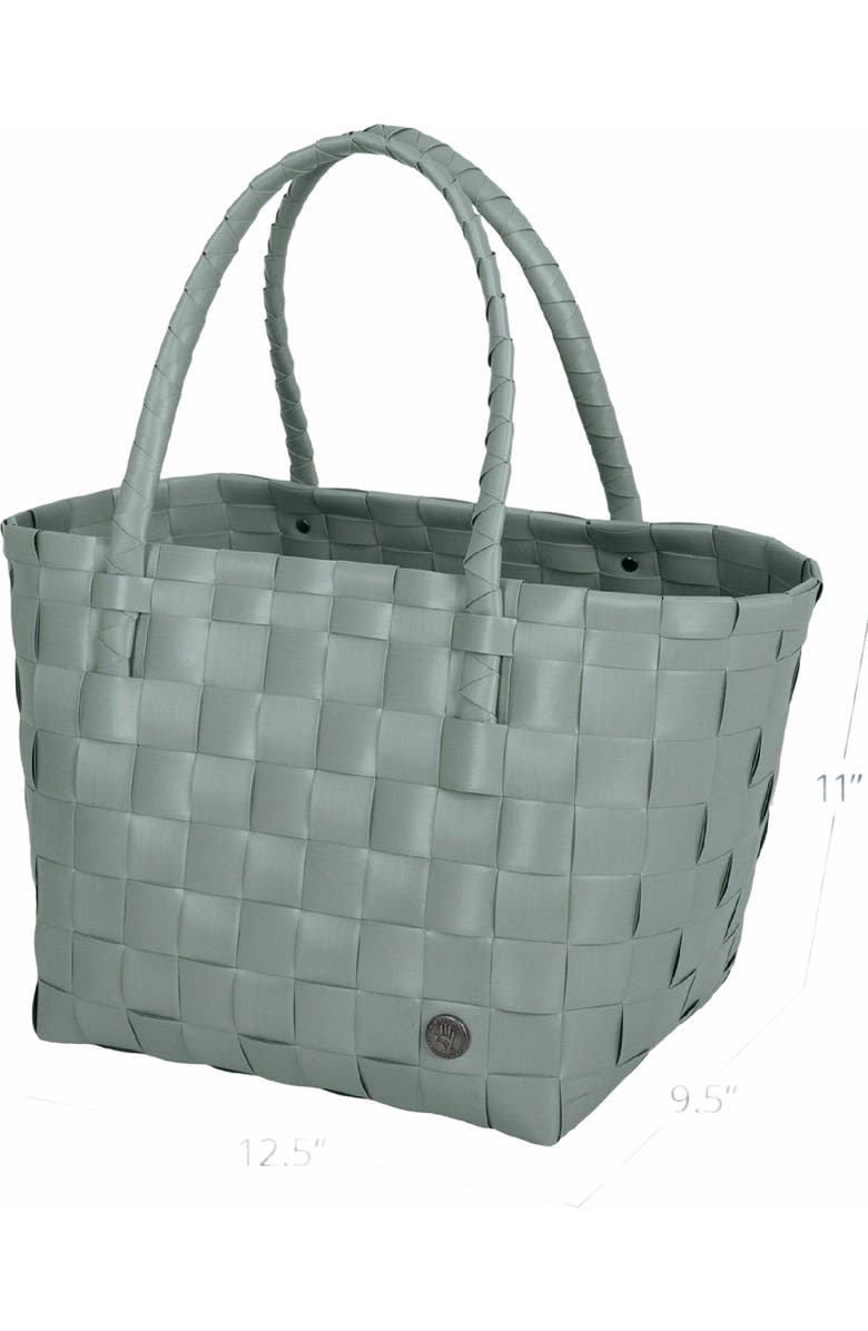 Handed By Paris Recycled Plastic Tote Bag, Alternate, color, Black Mix