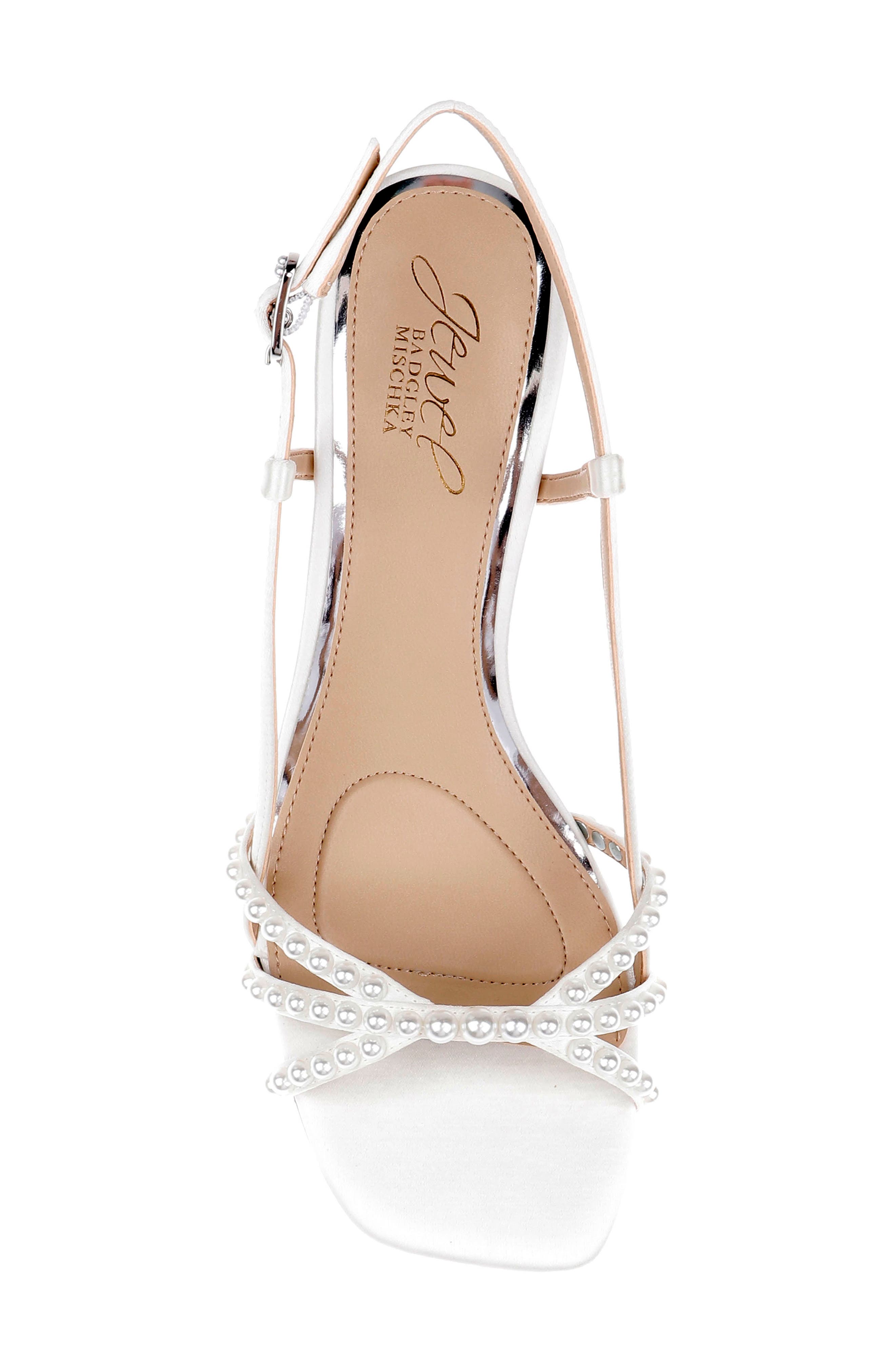 Isabela Studded Slingback Sandal, Alternate, color, IVORY SATIN
