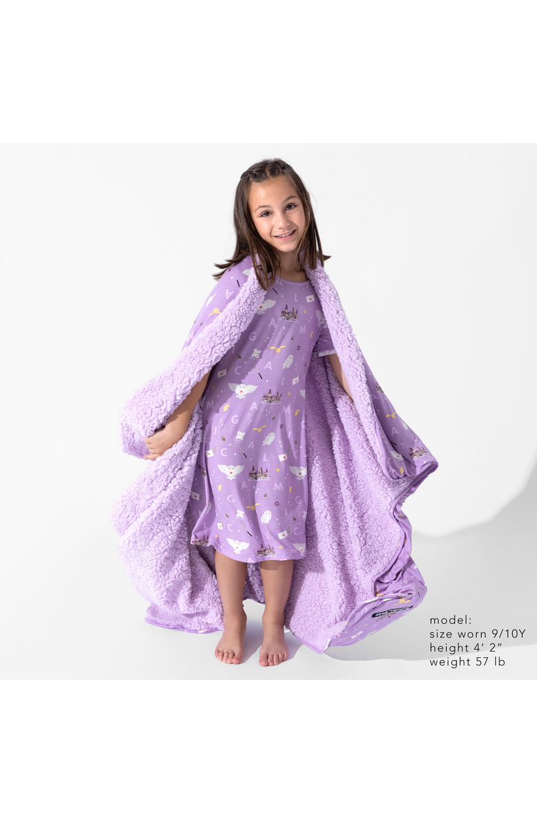 Bellabu Bear Kids' Hedwig's Magical Mail Short Sleeve Dress, Alternate, color, Hedwig's Magical Mail