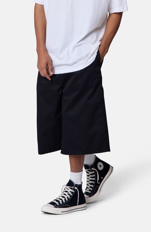 Mnml Ultra Baggy Work Shorts In Black