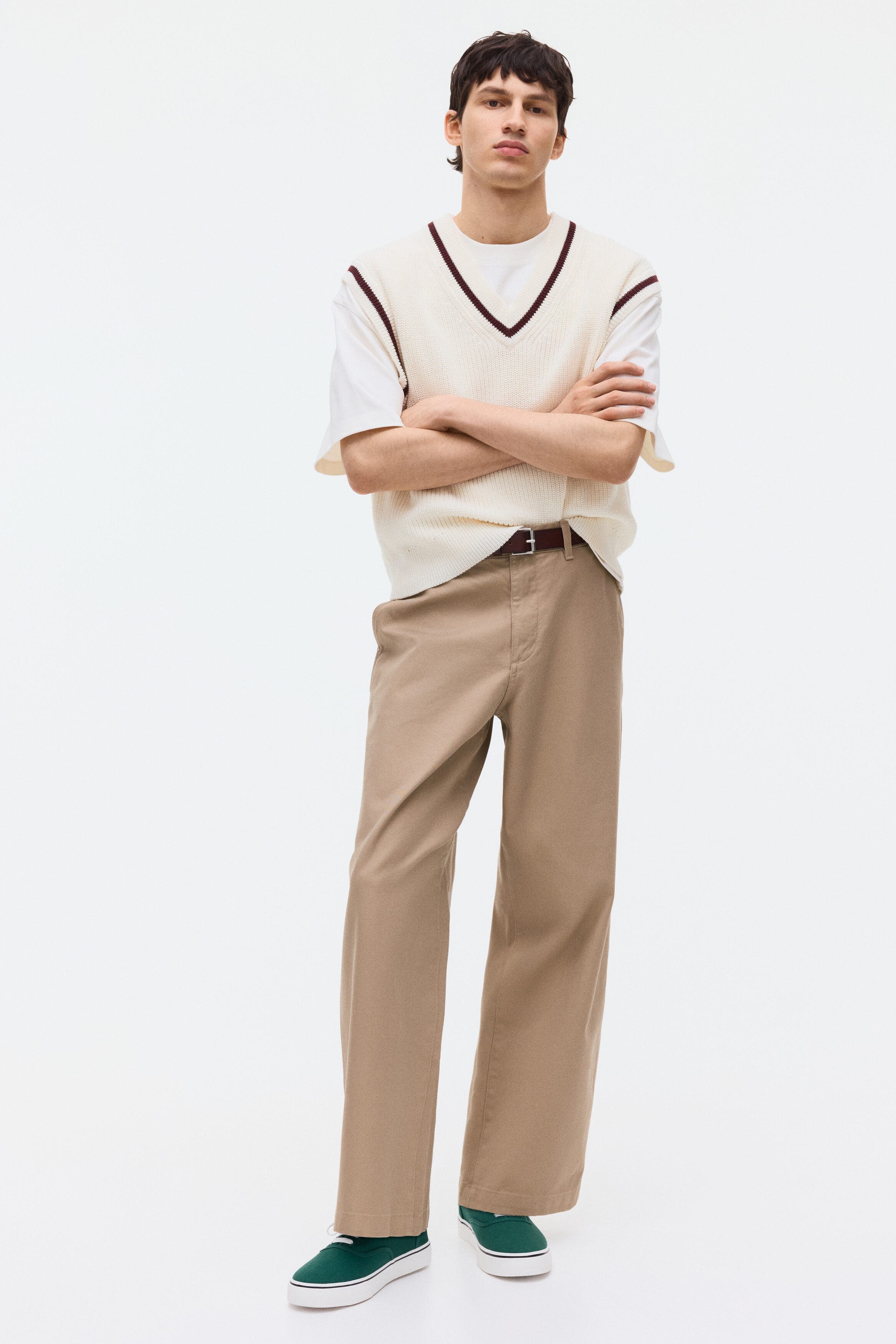 Loose Fit Cotton Chinos - image 4
