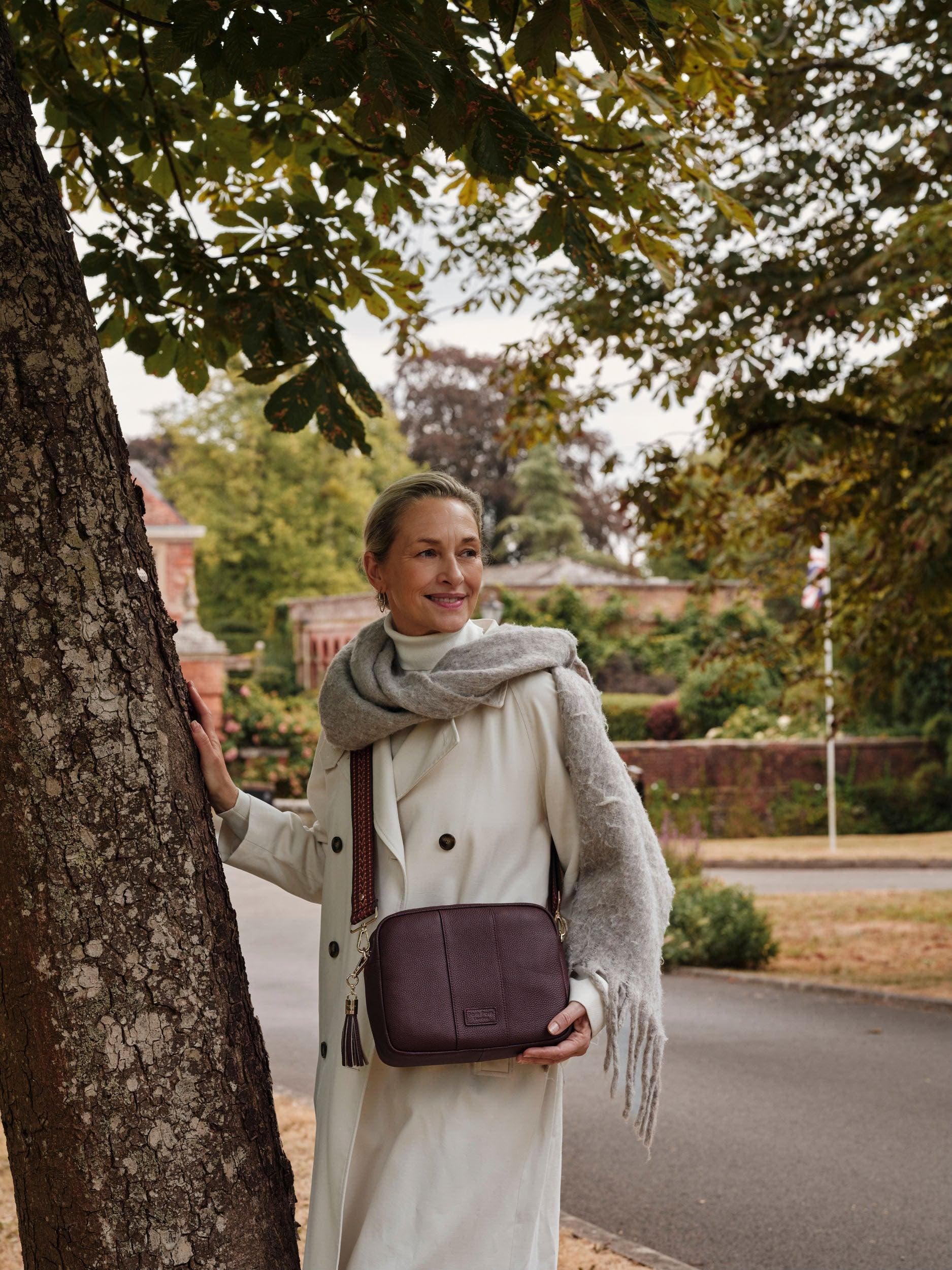 City Plus Crossbody Bag, Alternate, color, Dark Maroon