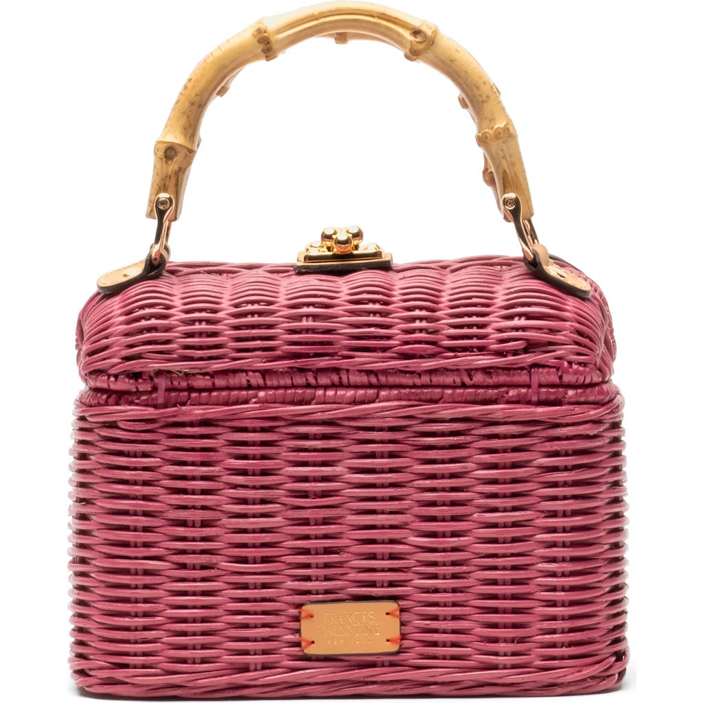 Frances Valentine Hannah Woven Wicker Lunchbox