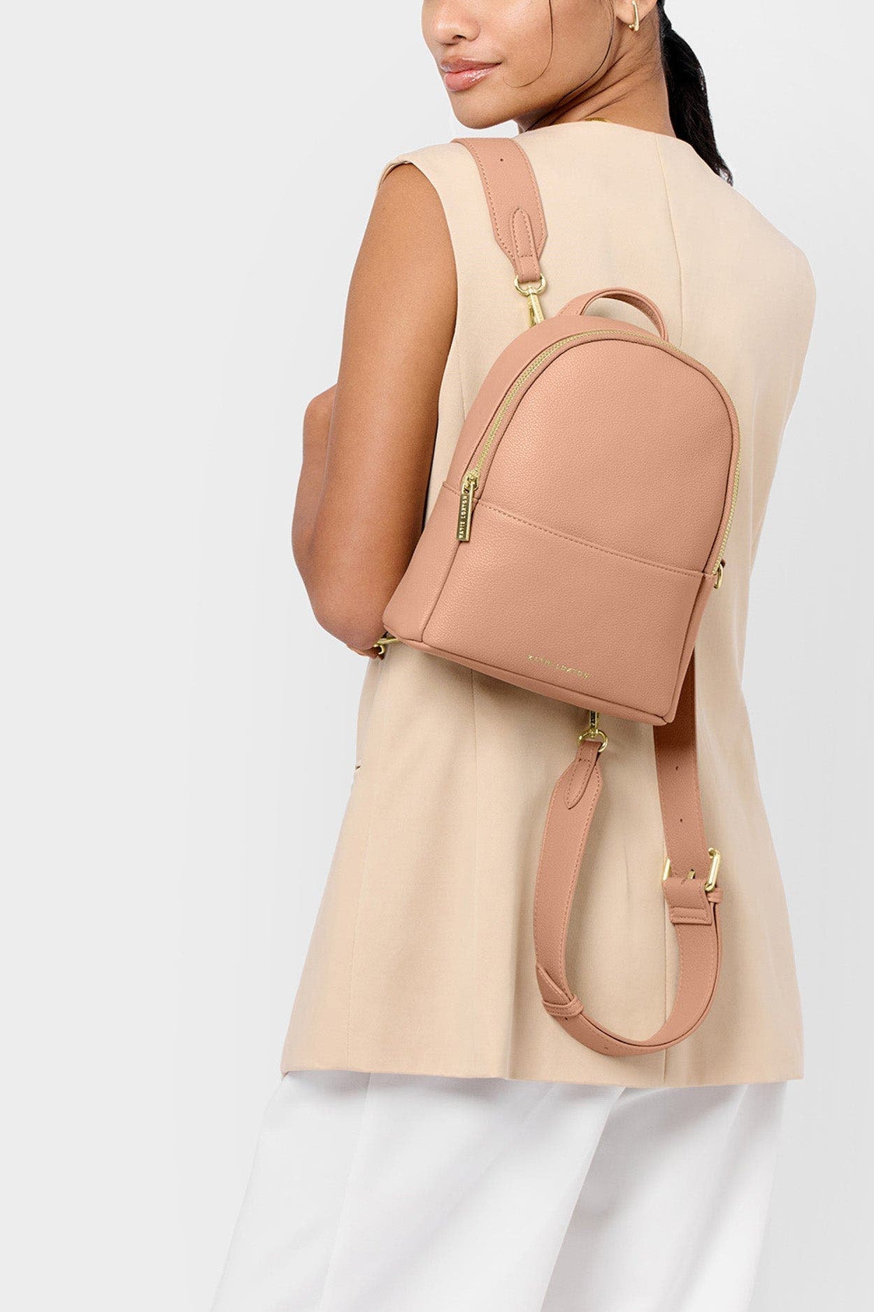 Mika Small Backpack, Alternate, color, Peony Blush