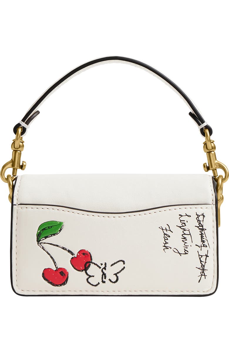 COACH Tabby 12 Sketch Print Leather Shoulder Bag, Alternate, color,