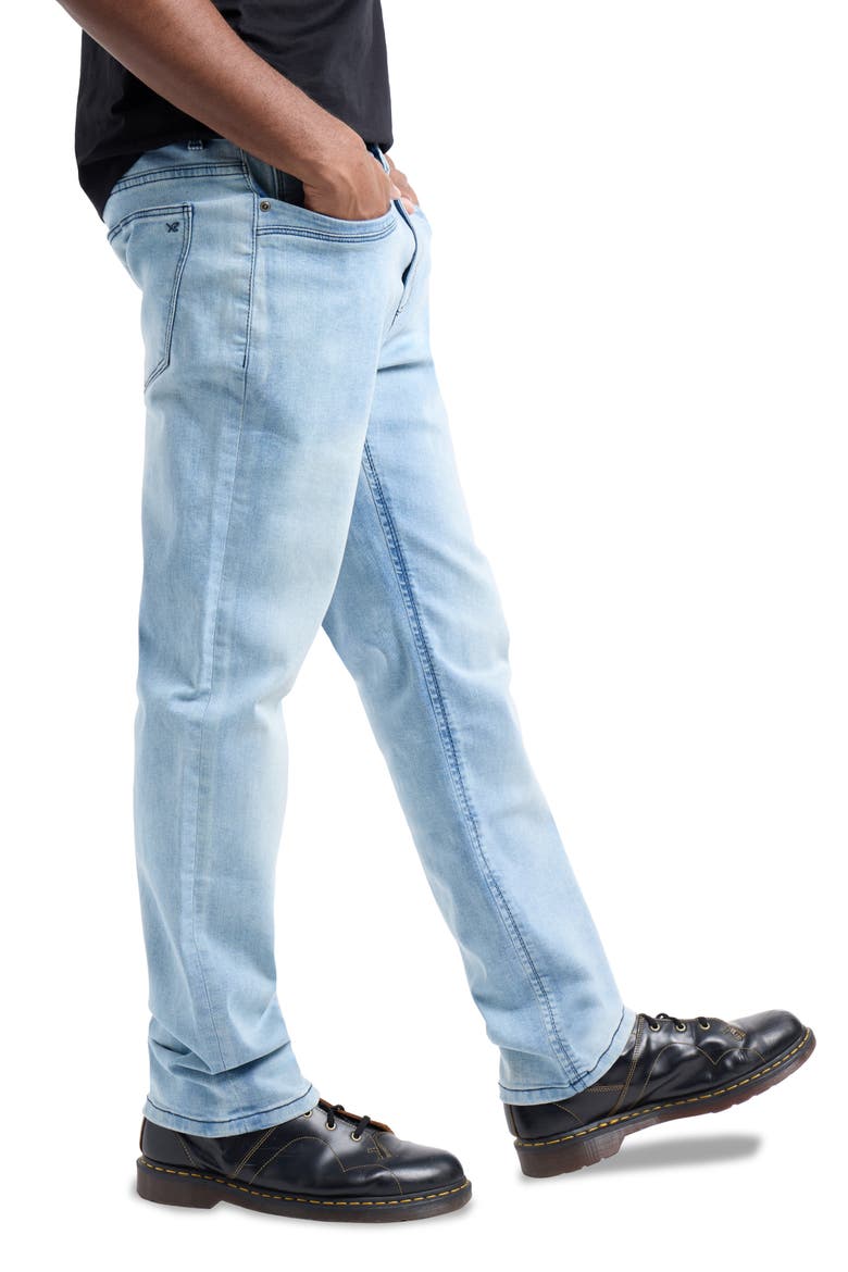 Supersoft Relaxed Slim Fit Skinny Jeans, Alternate, color, LIGHT BLUE