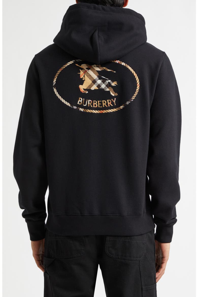Scott Check EKD Stamp French Terry Hoodie, Alternate, color, BLACK