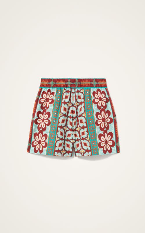 La Doublej Pull-up Shorts In Brown