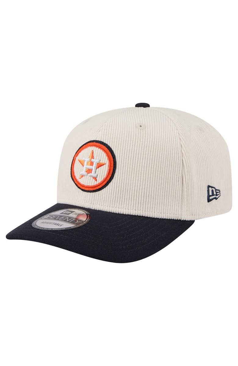 New Era Men's New Era  Cream Houston Astros Loyal 9SEVENTY Adjustable Hat, Alternate, color, Cream