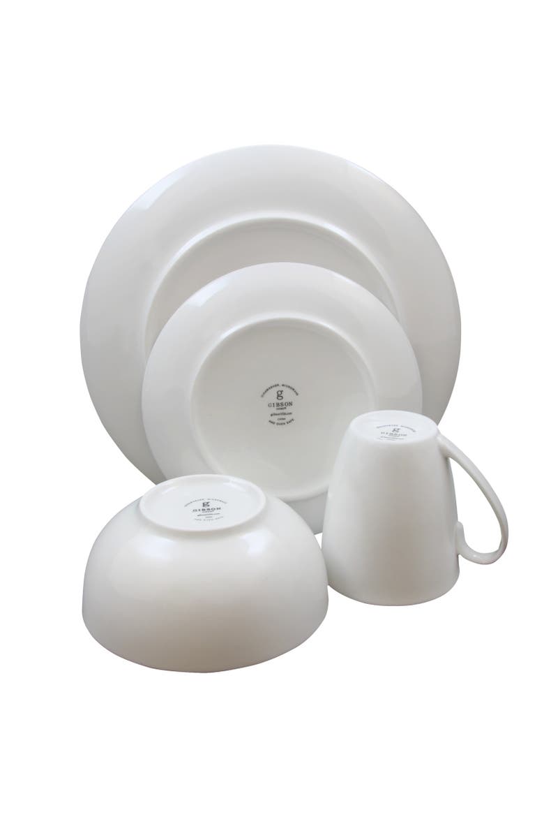 Ogalla 16 Piece Dinnerware Set, Alternate, color, White