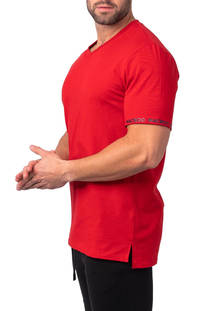 Maceoo Vivaldi Cotton V-Neck T-Shirt, Alternate, color, 