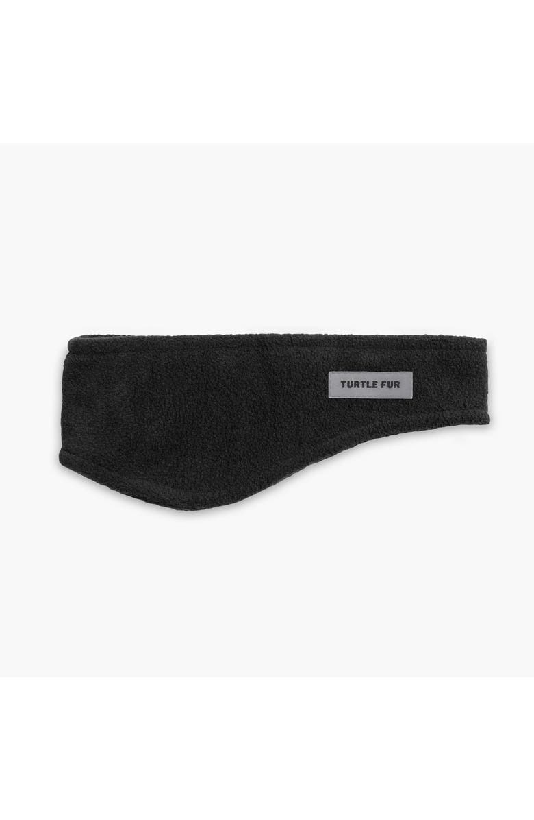 Turtle Fur Bang Band Fleece Headband, Main, color, Black