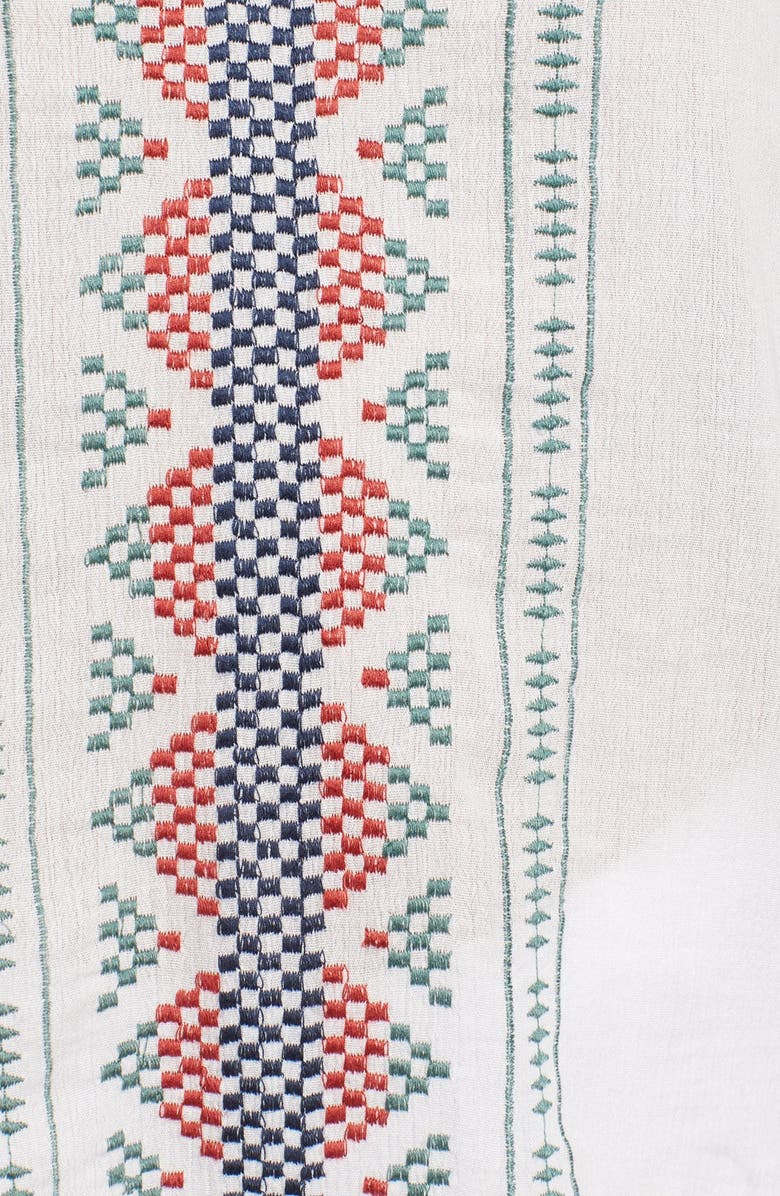 Caslon<sup>®</sup> Embroidered Boho Blouse, Alternate, color,