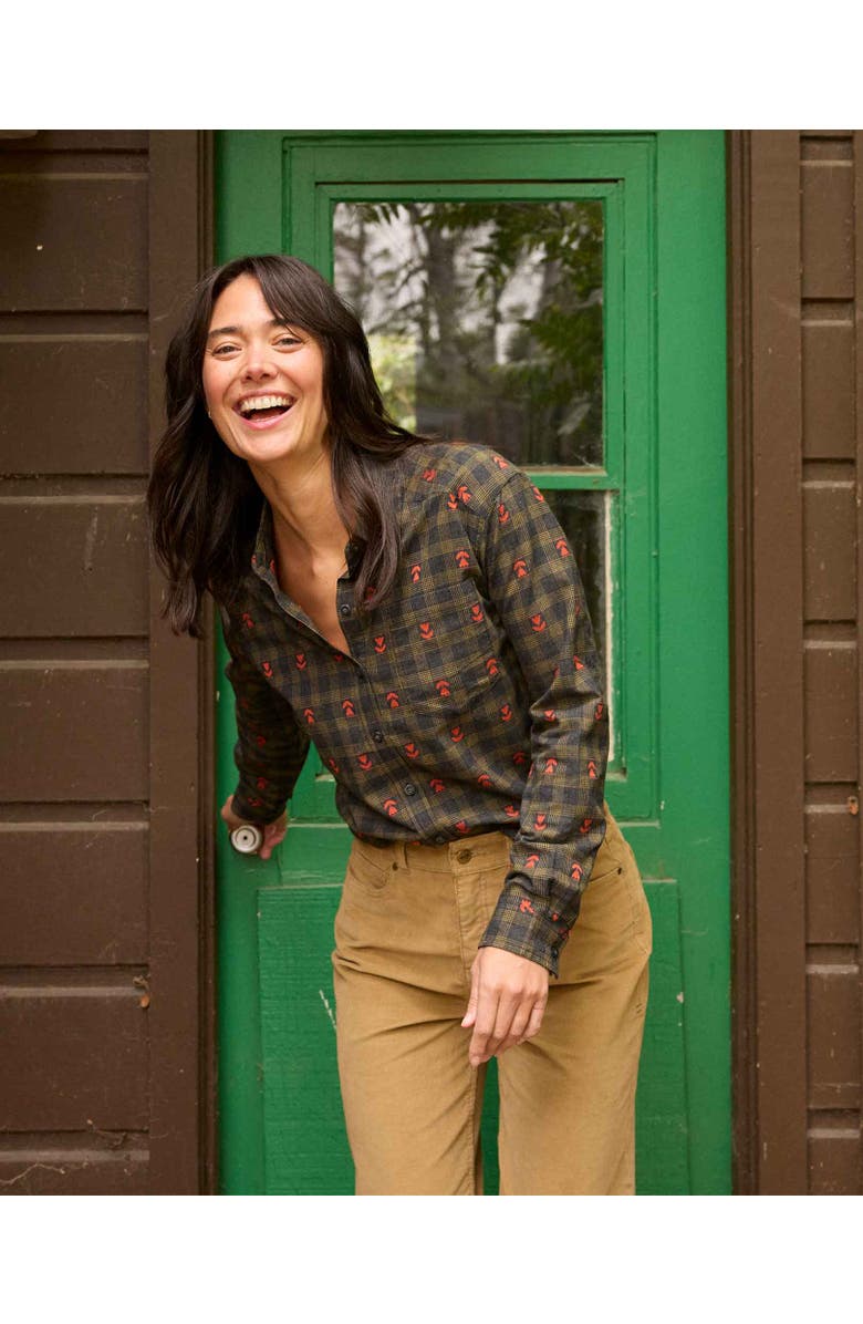 Toad & Co Re-Form Flannel Boxy Long Sleeve Shirt, Alternate, color, 