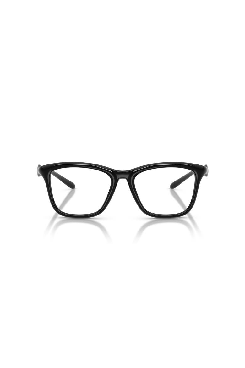 53mm Square optical glasses, Alternate, color, Black