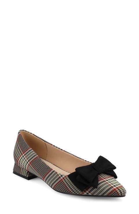Ophelia Bow Pointed Toe Flat