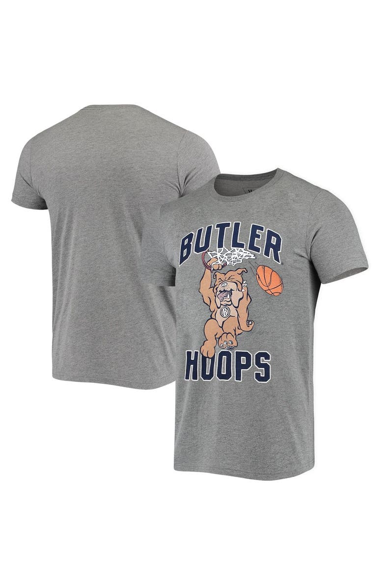 HOMEFIELD Men's Homefield Heather Gray Butler Bulldogs Vintage Dunking Bulldog T-Shirt, Main, color, 