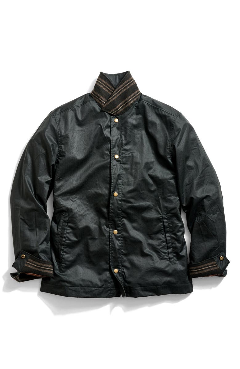 Billy Reid Harrison Water Repellent Waxed Cotton Jacket, Alternate, color, 