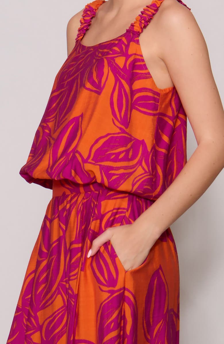 MELLODAY Bubble Tank, Alternate, color, Orange / Magenta