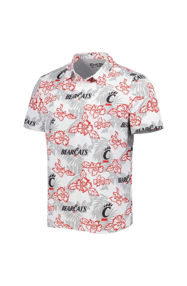 Reyn Spooner Men's Reyn Spooner White Cincinnati Bearcats Performance Polo, Alternate, color, 