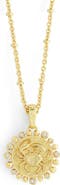 Anabel Aram Jewelry Zodiac Cubic Zirconia Pendant Necklace