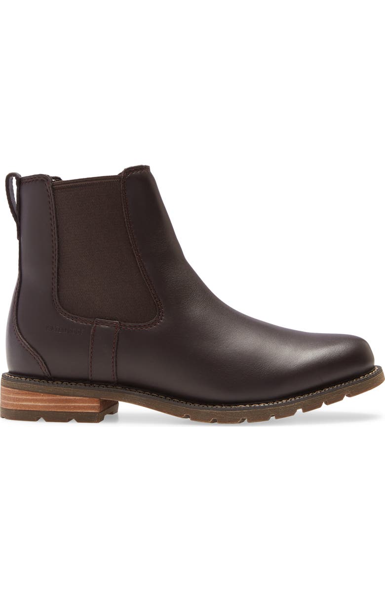 Ariat Wexford Waterproof Chelsea Boot, Alternate, color, Dark Red