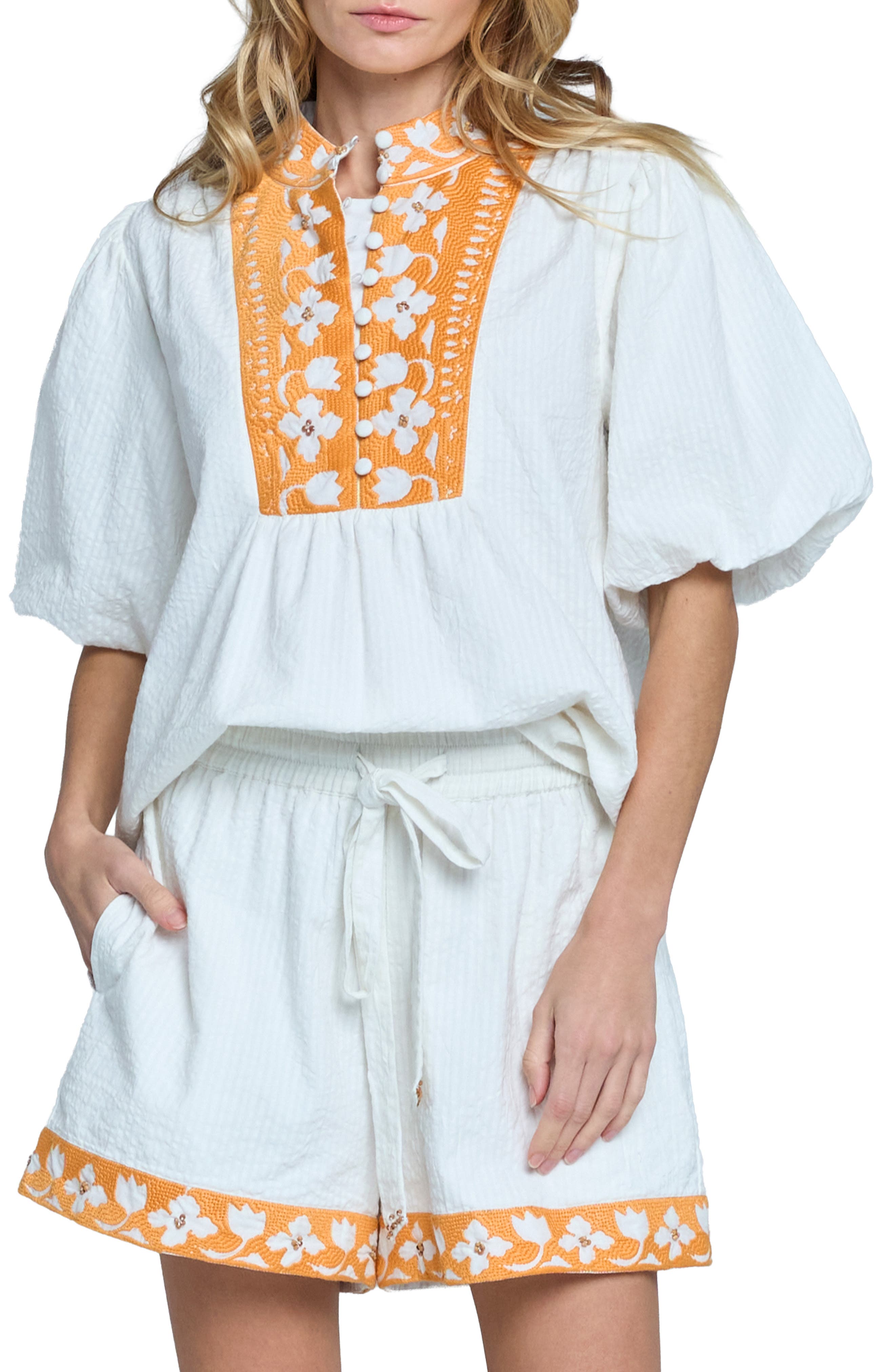 CIEBON Aphyna Puff Sleeve Top