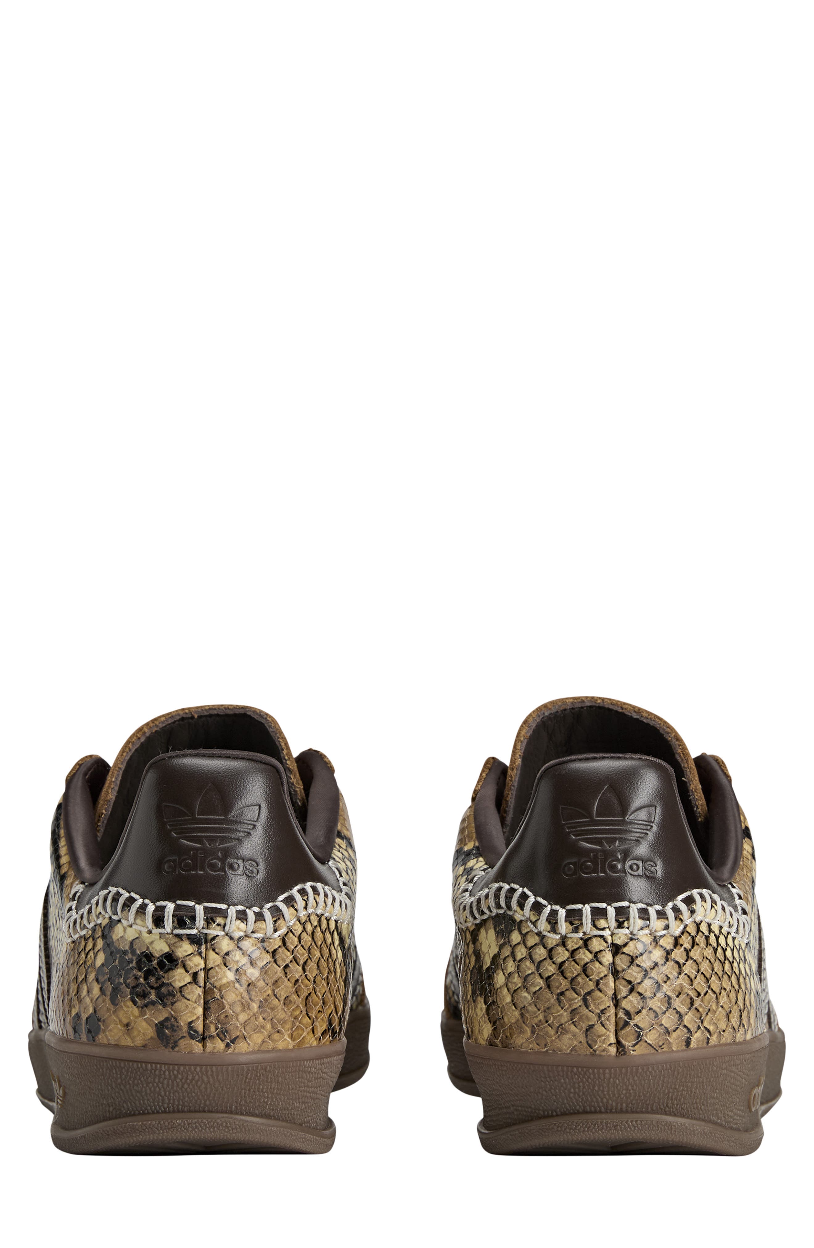 adidas x Wales Bonner Gazelle Snake Embossed Sneaker, Alternate, color, Dust Rust/ White/ Brown
