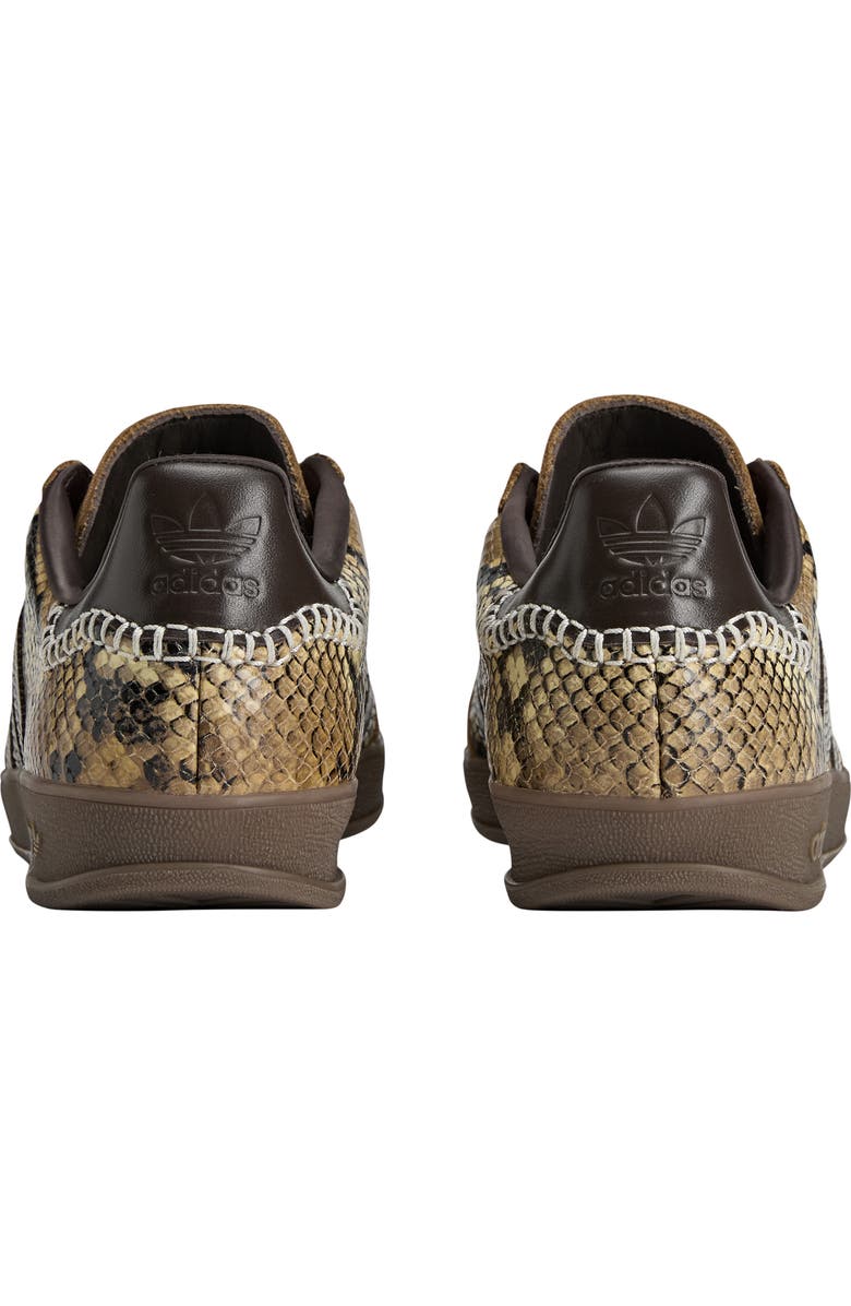 adidas x Wales Bonner Gazelle Snake Embossed Sneaker, Alternate, color, Dust Rust/ White/ Brown