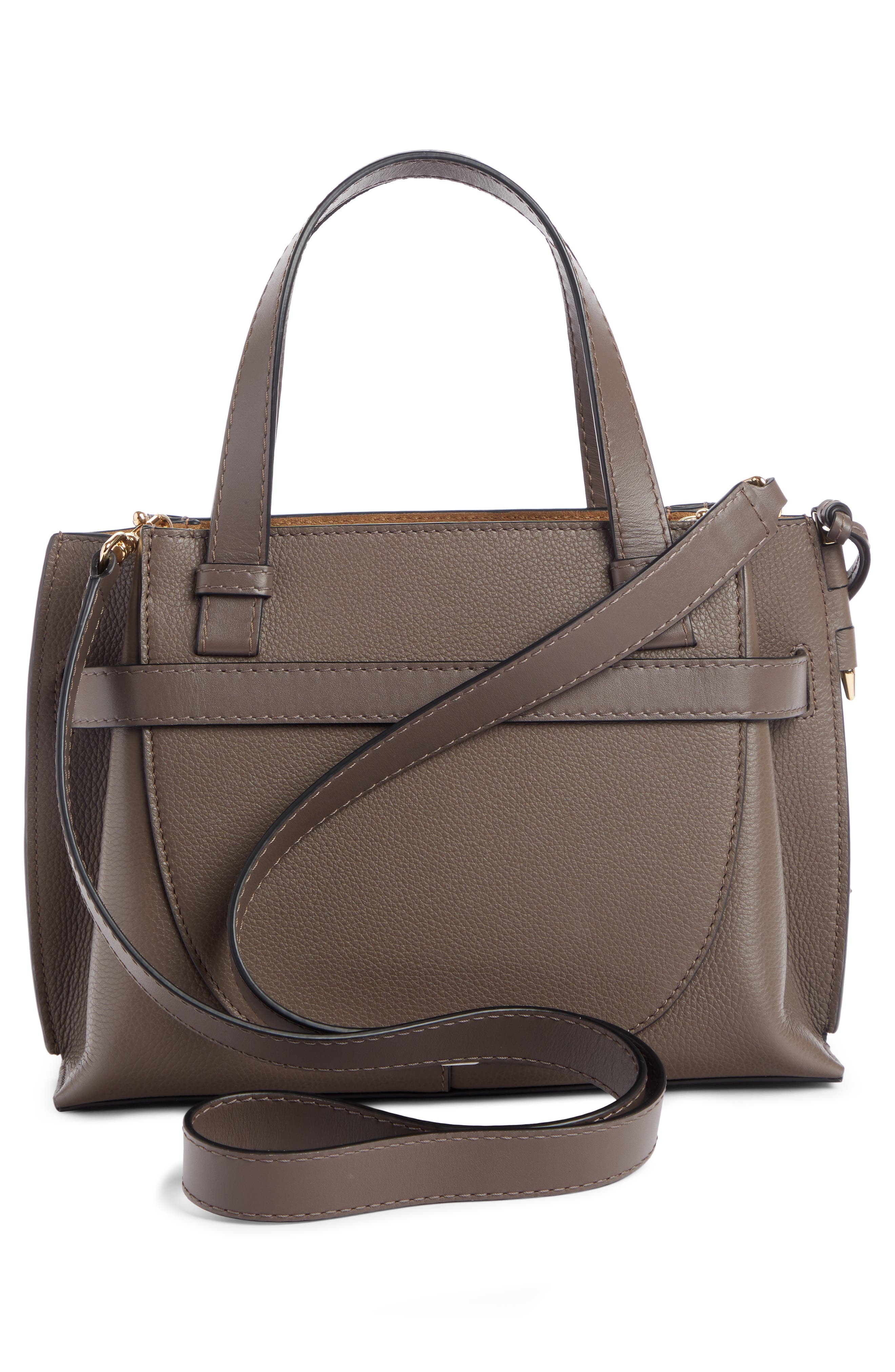 Loewe Mini Gate Leather Tote, Alternate, color, 