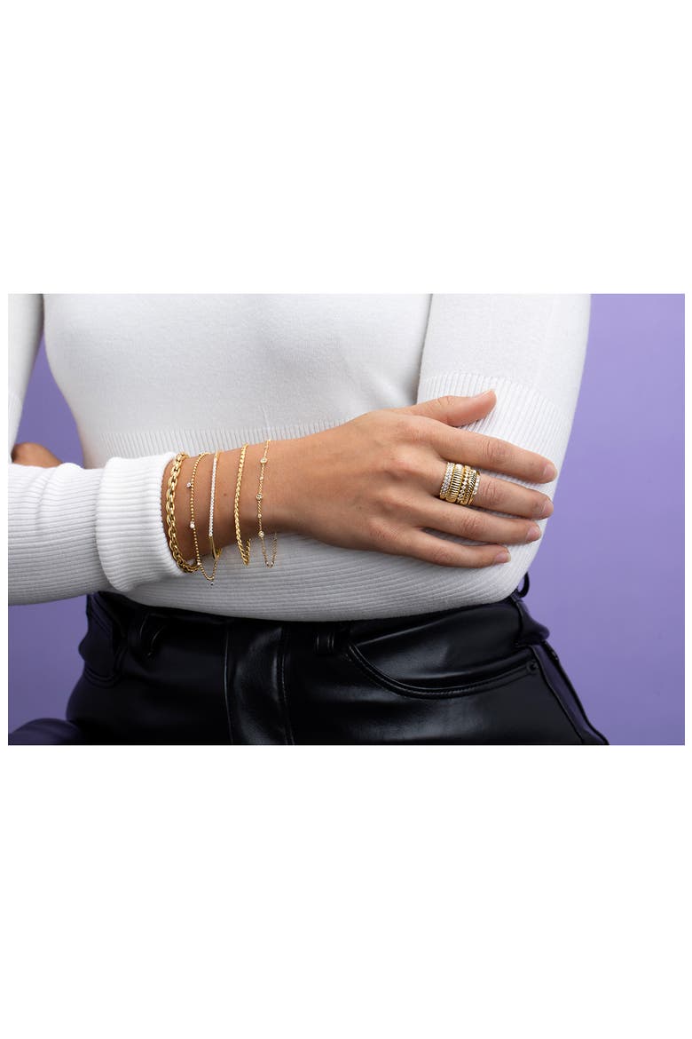 Mykonos Diamond Stacking Ring (Nordstrom Exclusive), Alternate, color, 18K YELLOW GOLD
