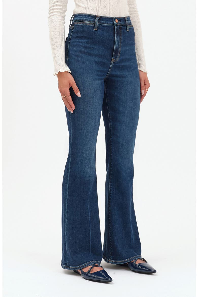 Sunset High Waist Flare Jeans, Alternate, color, MAGIC HOUR