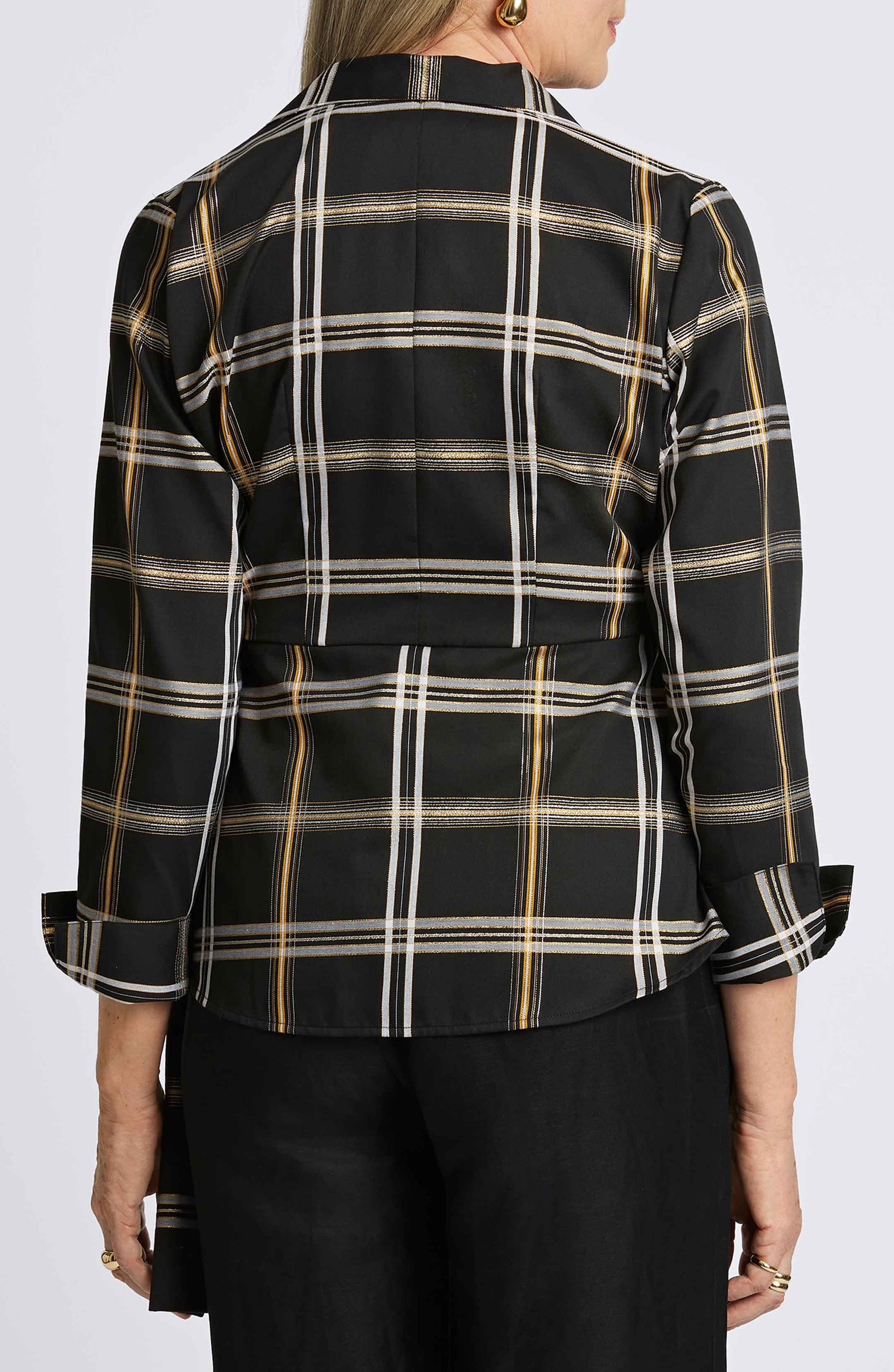 Salina Plaid Wrap Shirt - image 2