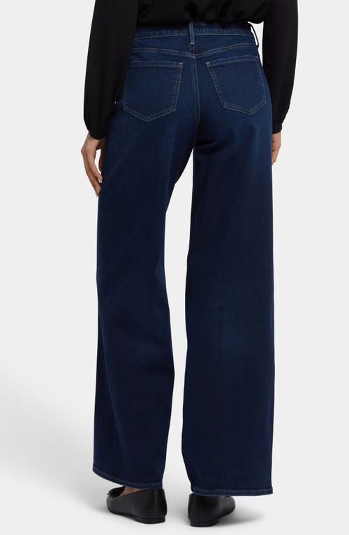 Nydj Teresa Contoured Seam Wide Leg Jeans In Blue