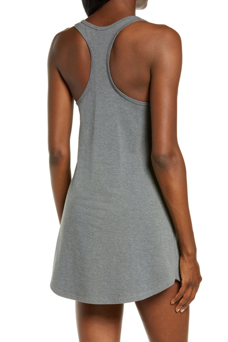 Stretch Organic Cotton Chemise, Alternate, color, SLATE