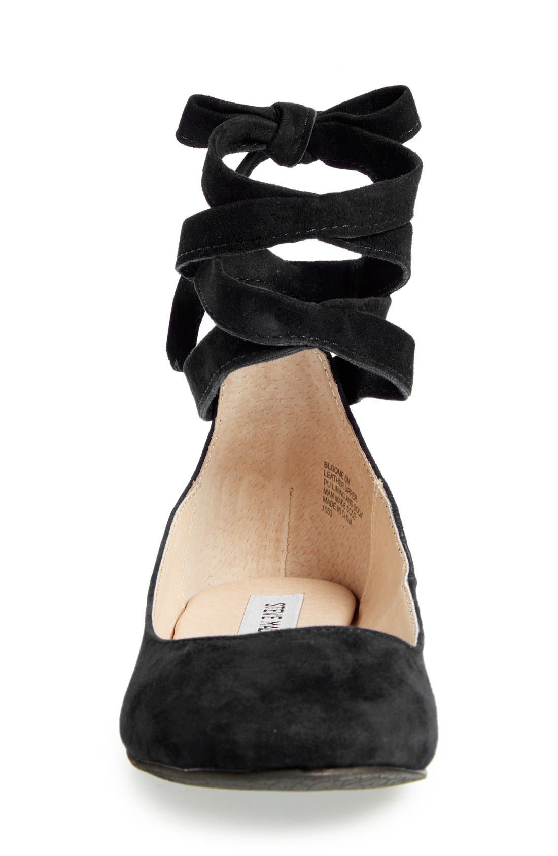 Steve Madden 'Bloome' Wraparound Tie Flat, Alternate, color, 