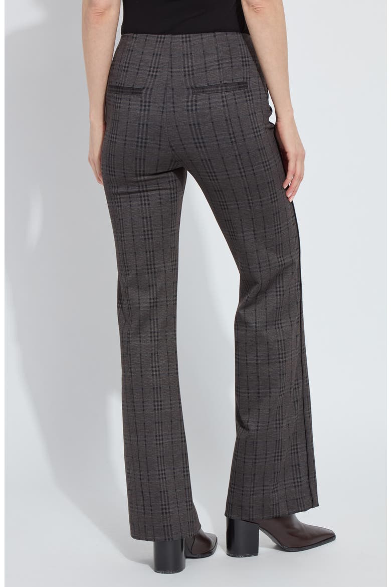Plaid High Waist Ponte Pants, Alternate, color, AM PLAID