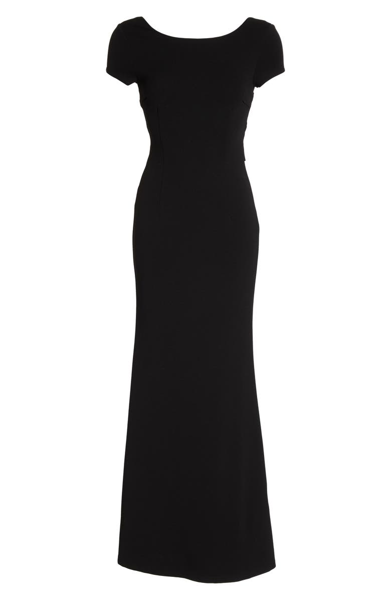 Lulus Twist Back Mermaid Gown, Alternate, color, 