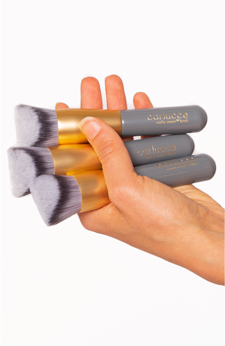 Carlucce Cache Cream Brush, Alternate, color, NO COLOR