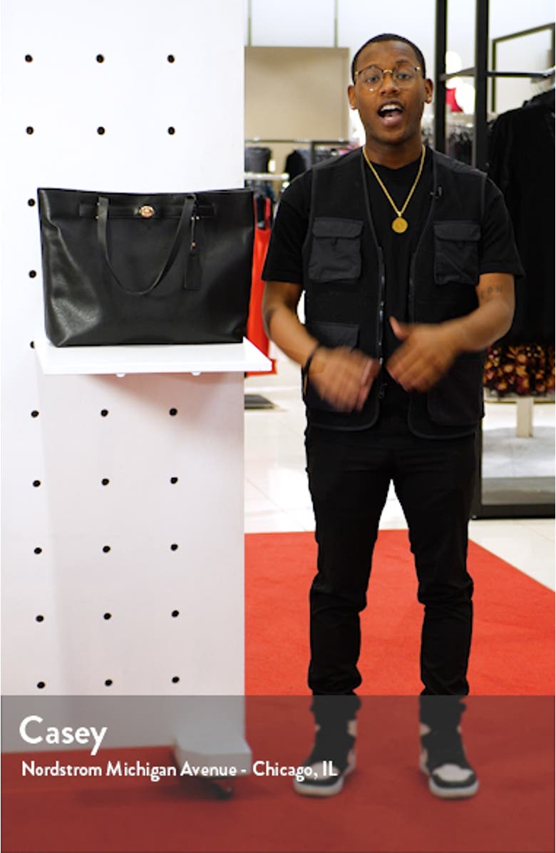 Georgia Faux Leather Tote, sales video thumbnail