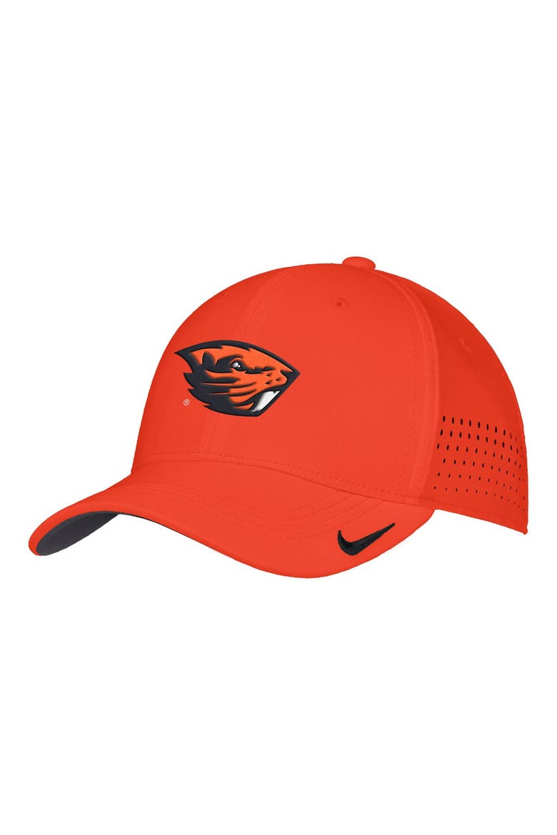 Men's Nike Orange Oregon State Beavers 2025 On-Field Performance Flex Hat, Alternate, color, Orange