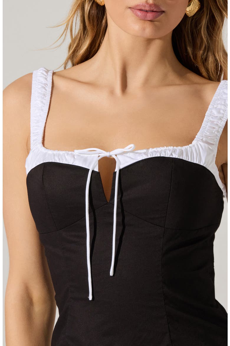 Milkmaid Top, Alternate, color, BLACK CONTRAST