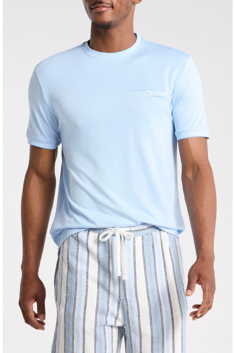 Tipped Pocket T-Shirt, Main, color, BLUE