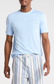 DENIM AND FLOWER Tipped Pocket T-Shirt