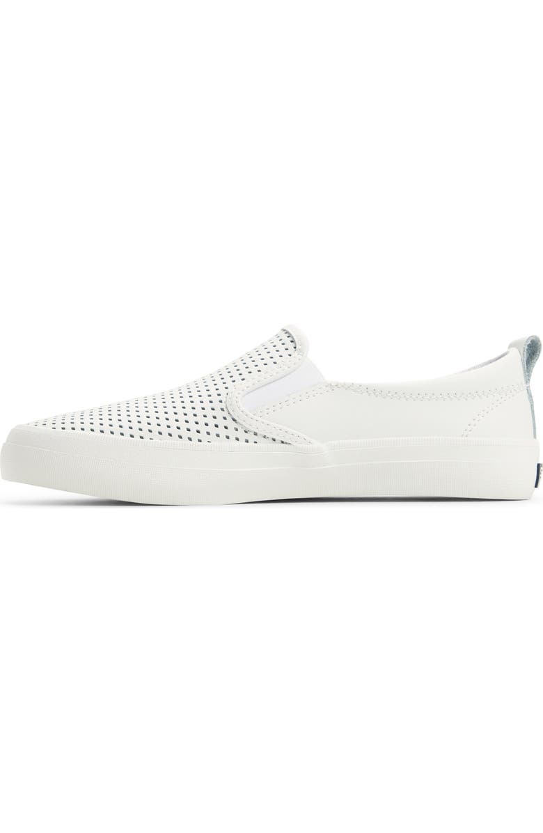 Sperry Crest Twin Slip-On Sneaker, Alternate, color, White