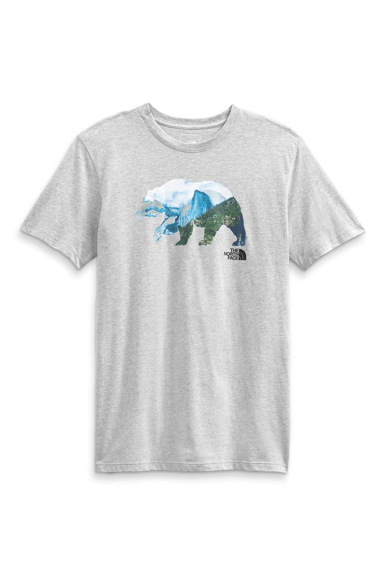 Bear Graphic Tee, Alternate, color, TNF LIGHT GREY HEATHER